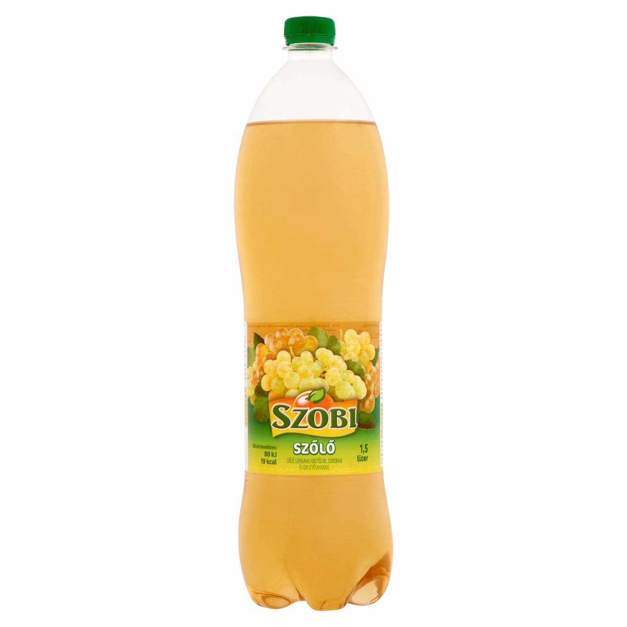 Képek - Szobi szőlő szénsavas üdítőital cukorral és édesítőszerekkel 1,5 l