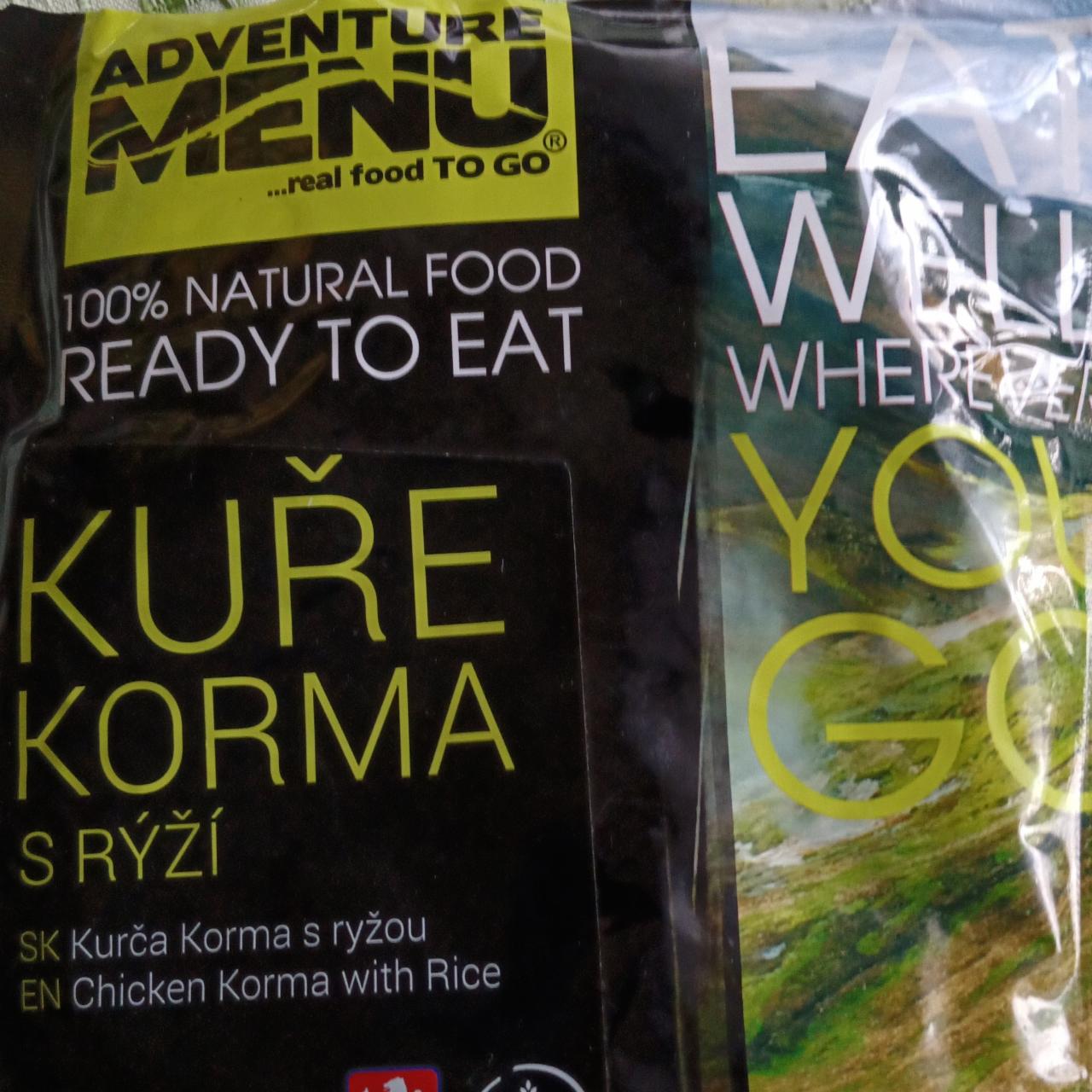 Képek - Kuře korma s rýží Adventure Menu