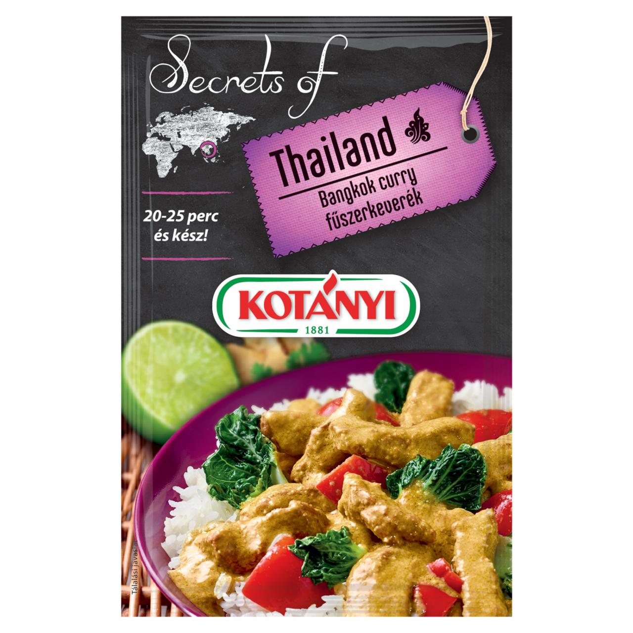 Képek - Kotányi Secrets of Thailand Bangkok curry fűszerkeverék 20 g