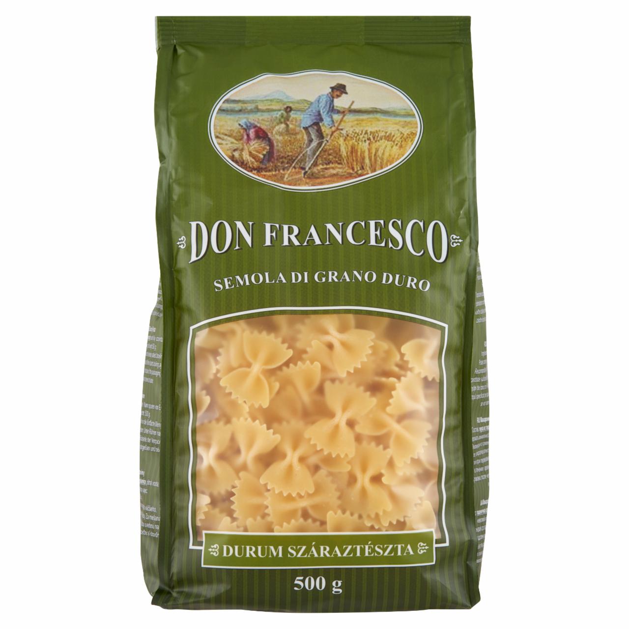 Képek - Don Francesco Farfalle durum száraztészta 500 g