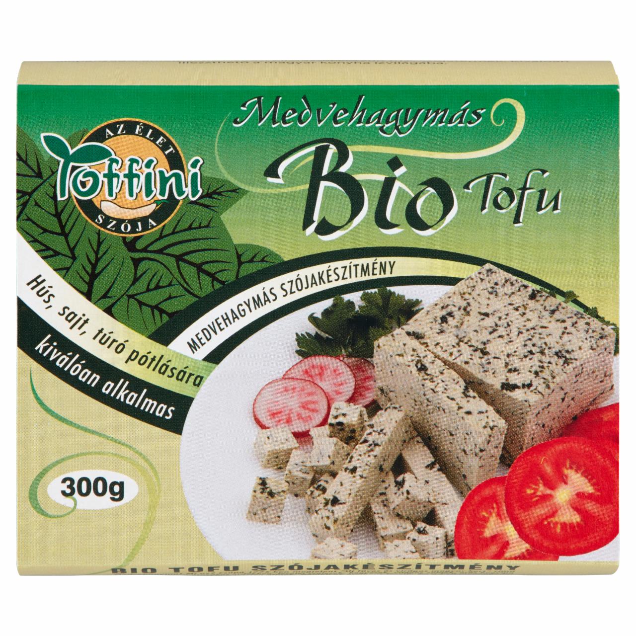 Képek - Toffini medvehagymás BIO tofu 300 g