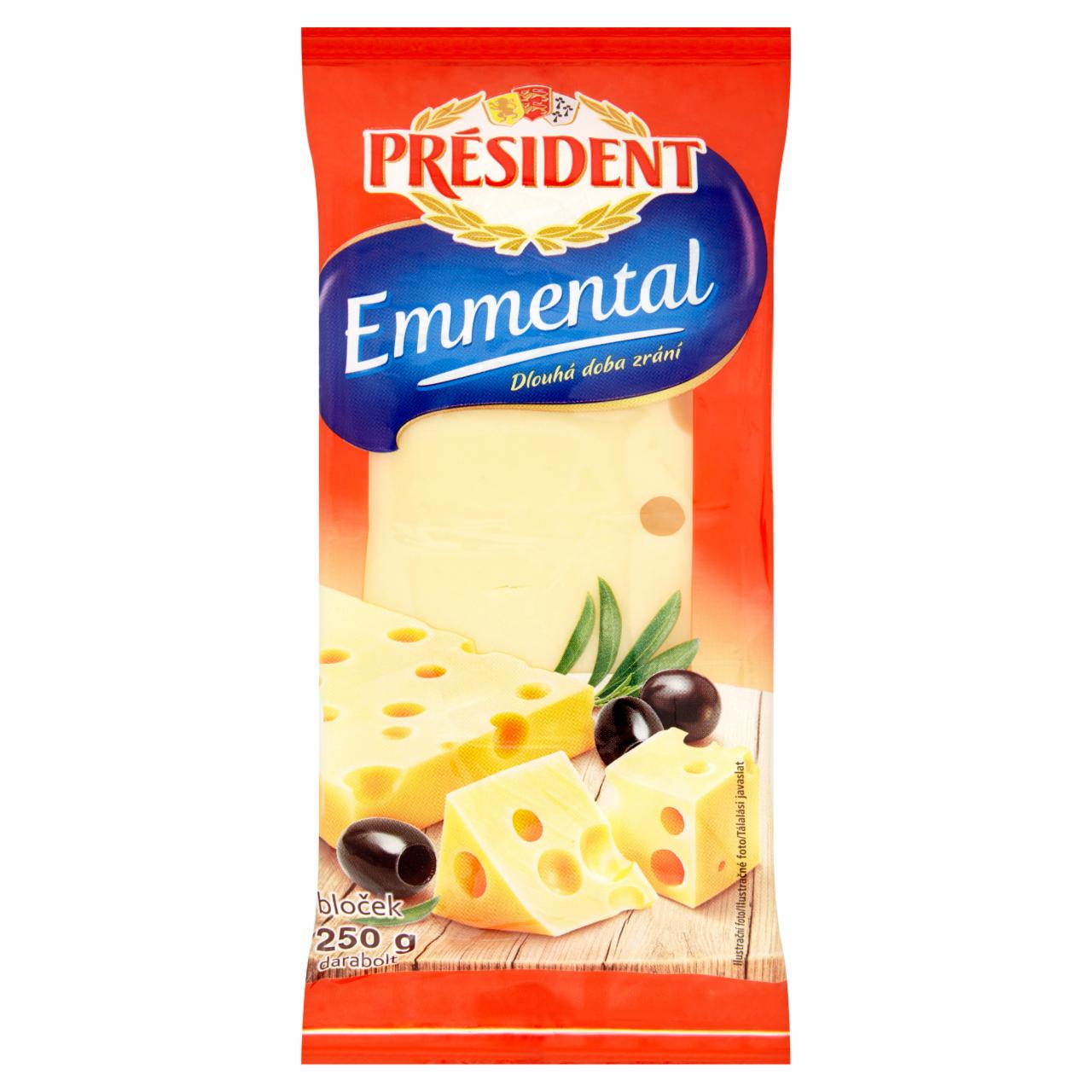 Képek - Président Emmental zsíros kemény sajt 250 g