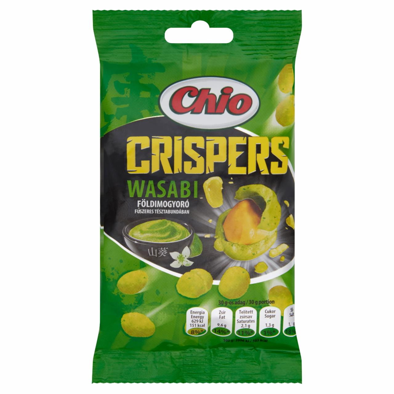 Képek - Chio Crispers csípős földimogyoró wasabi ízesítésű tésztabundában 60 g