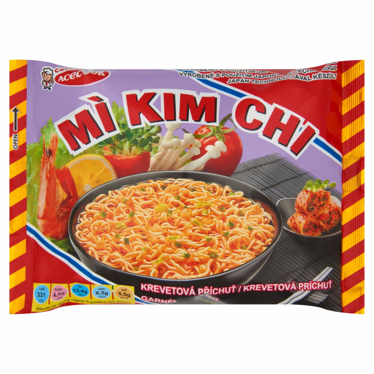 Képek - Mi Kim Chi garnélarák ízű instant tésztás leves 75 g