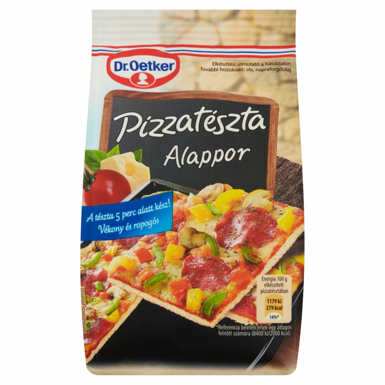 Képek - Dr. Oetker pizzatészta alappor 320 g