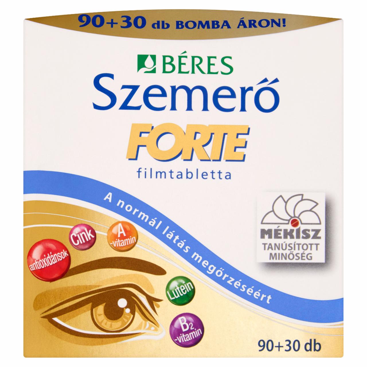 Képek - Béres Szemerő Forte filmtabletta 90 + 30 db 126 g