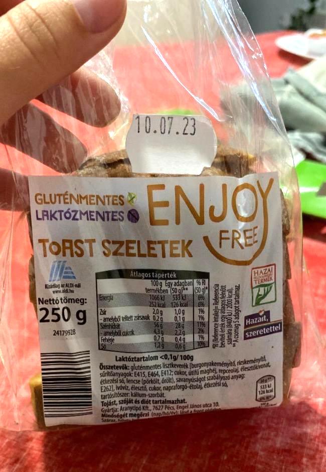 Képek - Gluténmentes toastszeletek Natúr Enjoy Free!