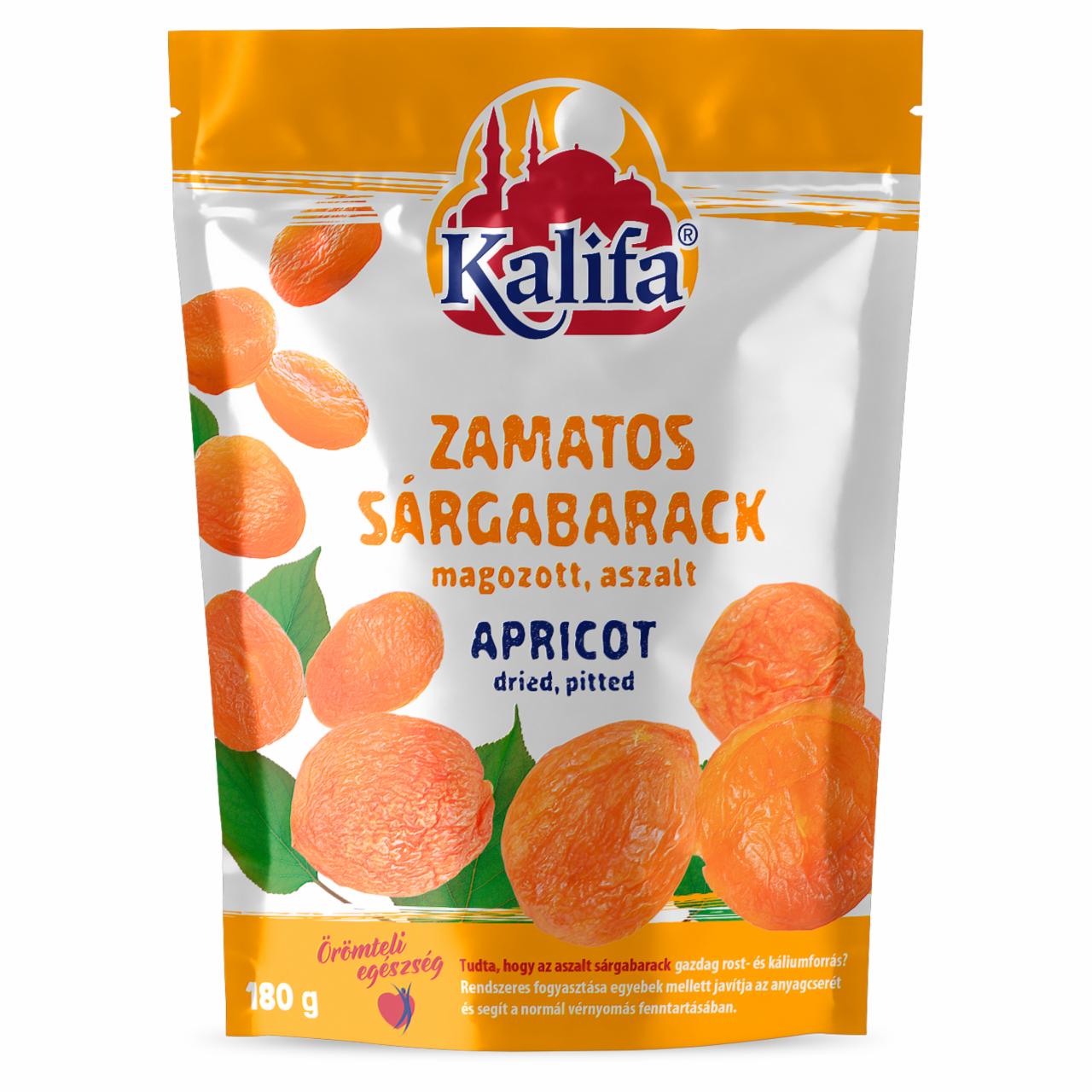 Képek - Kalifa magozott, aszalt zamatos sárgabarack 180 g