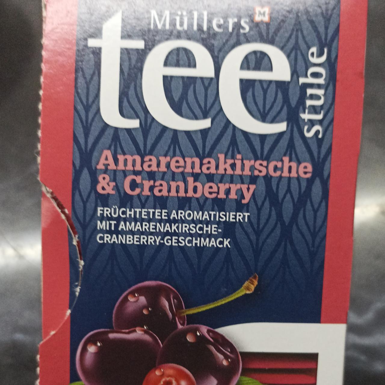 Képek - Müllers tee Amarenakirsche & cranberry