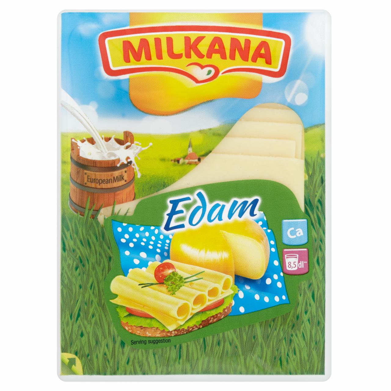 Képek - Milkana szeletelt edami sajt 125 g