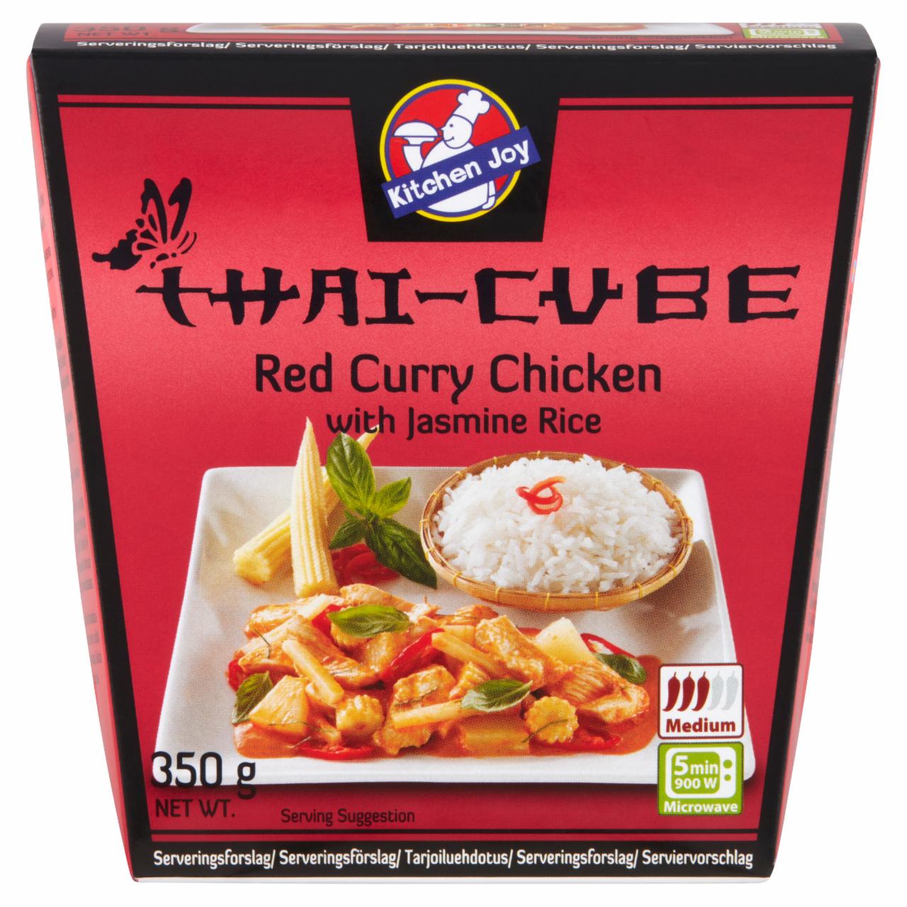 Képek - Kitchen Joy Thai-Cube red curry csirke jázmin rizzsel 350 g