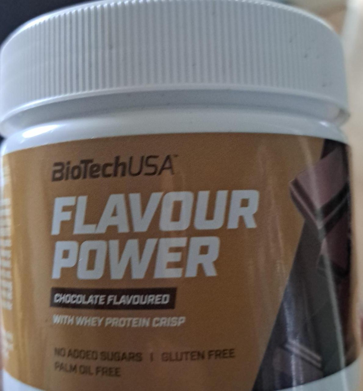 Képek - Flavour Power csokoládé ízű, szukralóz alapú asztali édesítőszer por BioTechUSA