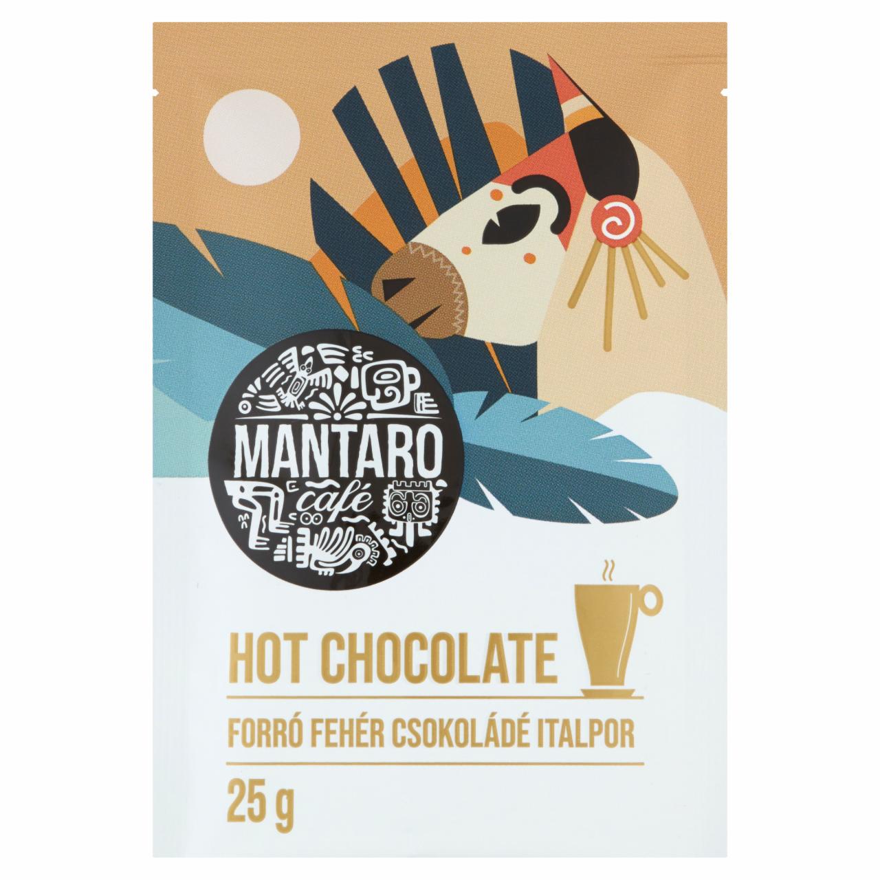 Képek - Mantaro Café Hot Chocolate forró fehér csokoládé italpor 25 g