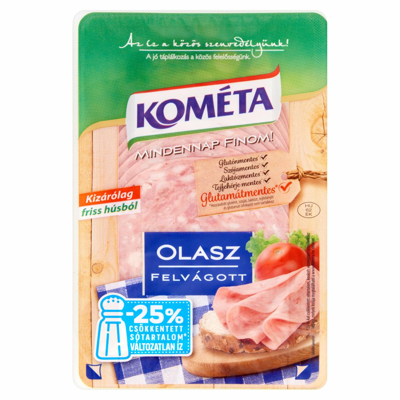 Képek - Kometa Útravaló szeletelt olasz felvágott 12 szelet 125 g