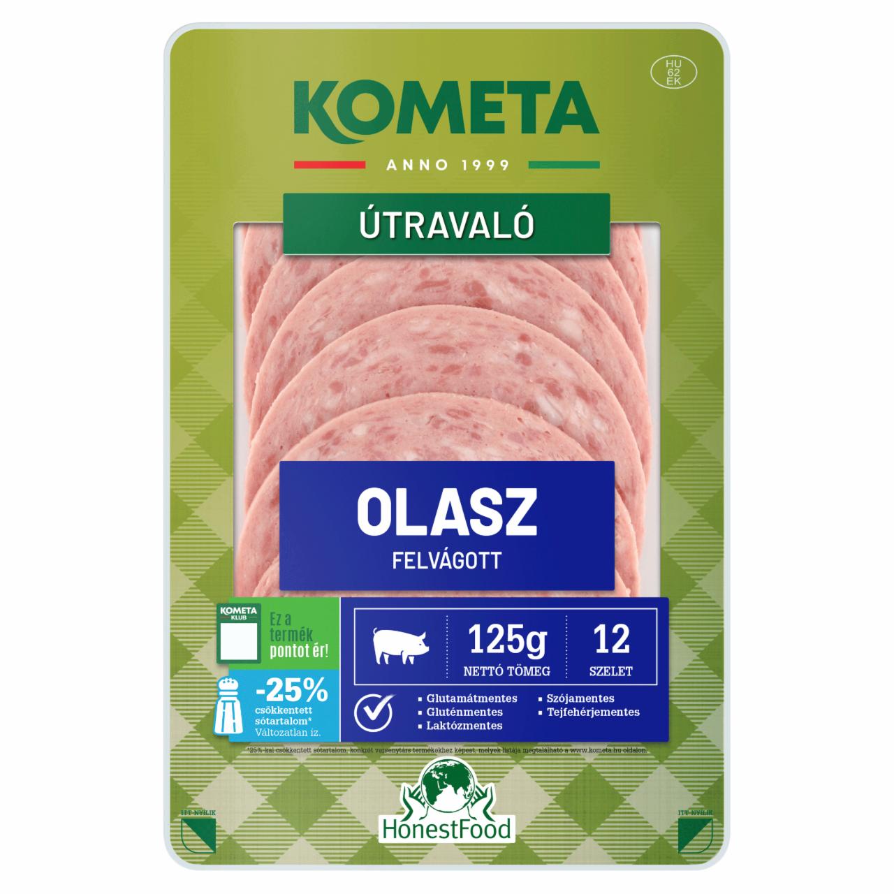 Képek - Kometa Útravaló szeletelt olasz felvágott 12 szelet 125 g