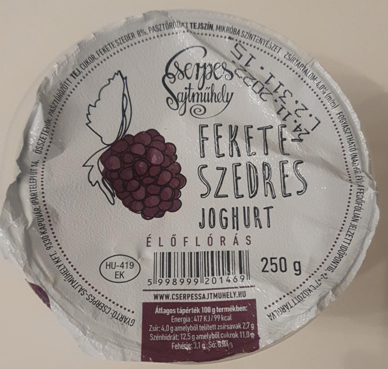 Képek - Cserpes Sajtműhely feketeszedres joghurt 250 g