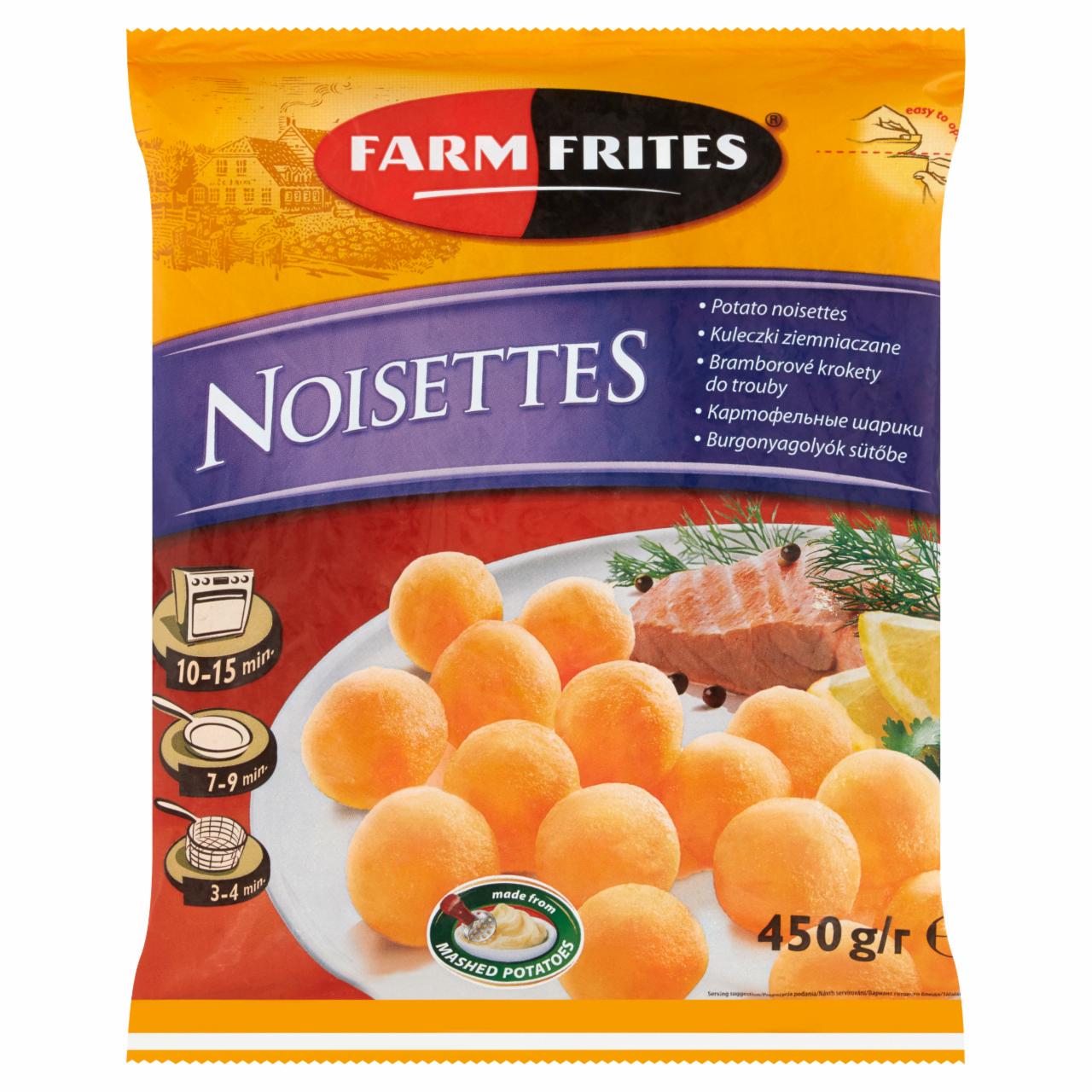 Képek - Farm Frites elősütött, gyorsfagyasztott, félkész burgonyagolyók sütőbe 450 g