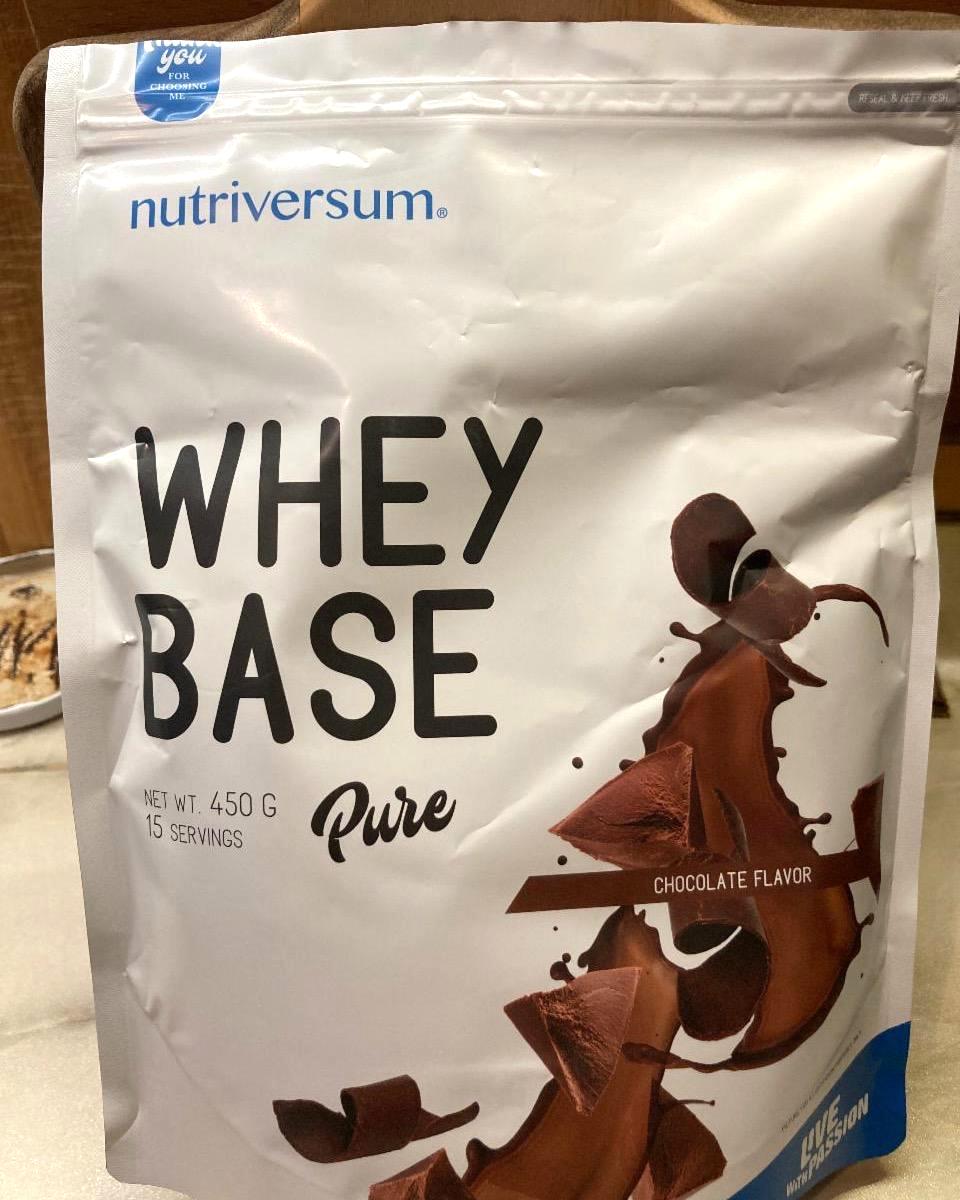 Képek - Whey base pure Csokis fehérje Nutriversum