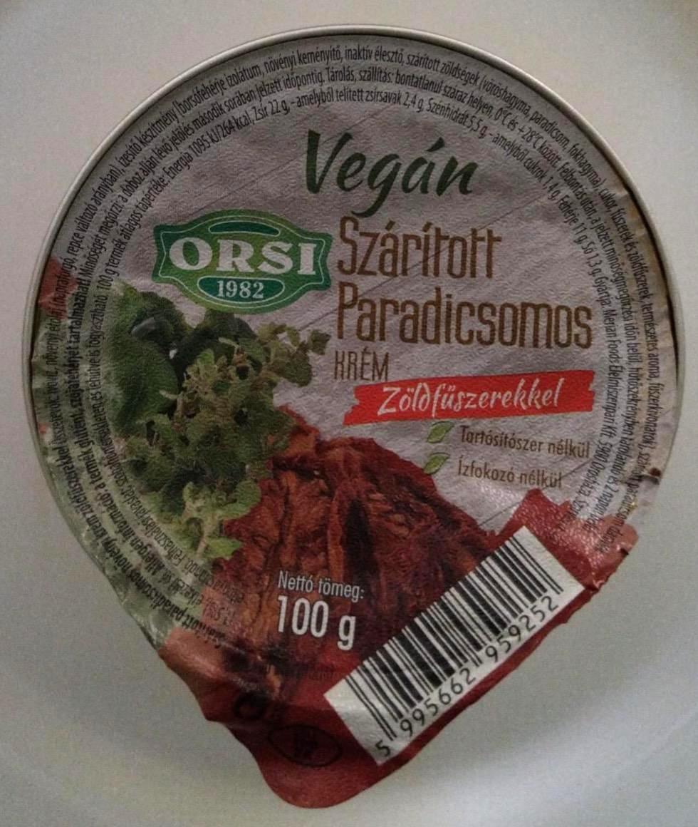Képek - Vegán szárított paradicsomos krém zöldfűszerekkel Orsi