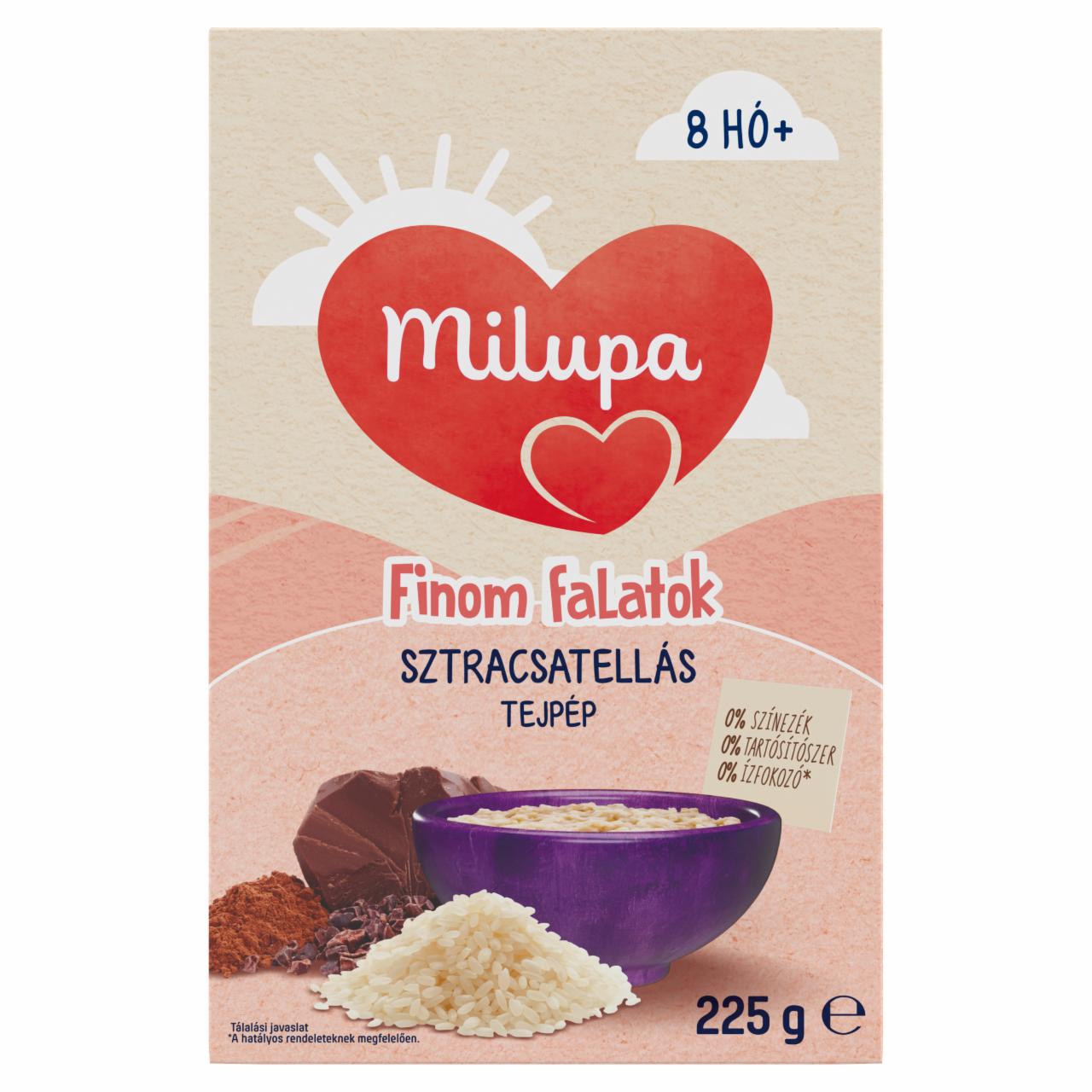 Képek - Milupa Finom falatok sztracsatellás tejpép 8 hó+ 225 g