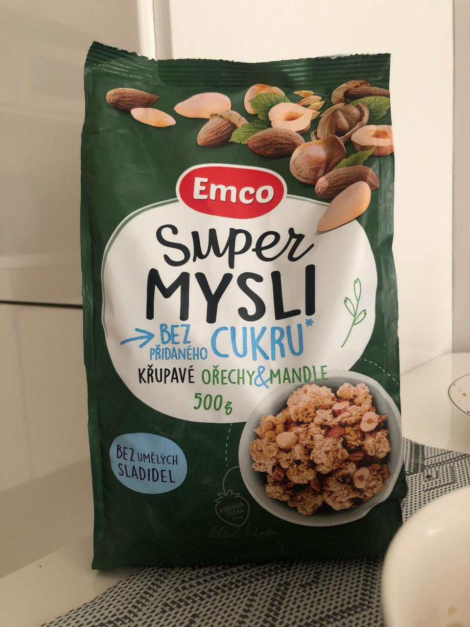 Képek - Cukormentes müzli diós - mandulás Emco
