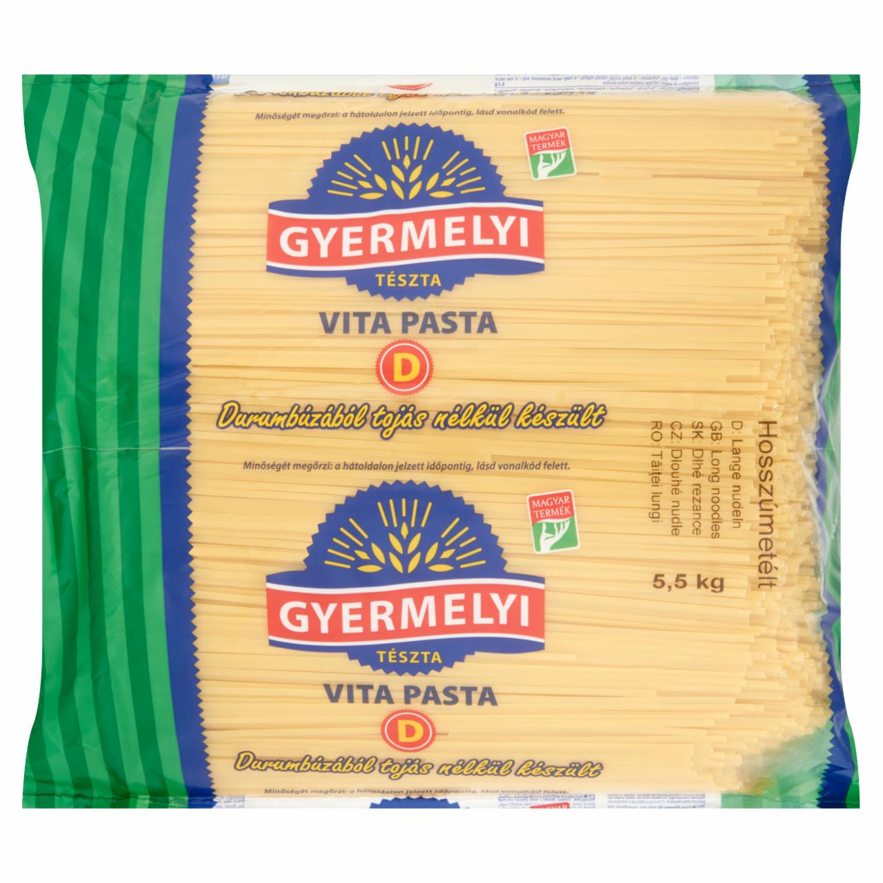 Képek - Gyermelyi Vita Pasta ömlesztett hosszúmetélt 2 x 5,5 kg