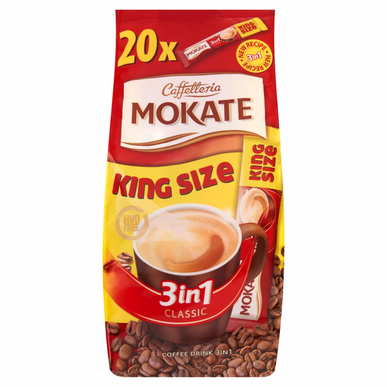 Képek - Mokate 3 in 1 King Size azonnal oldódó kávéspecialitás 20 x 21 g