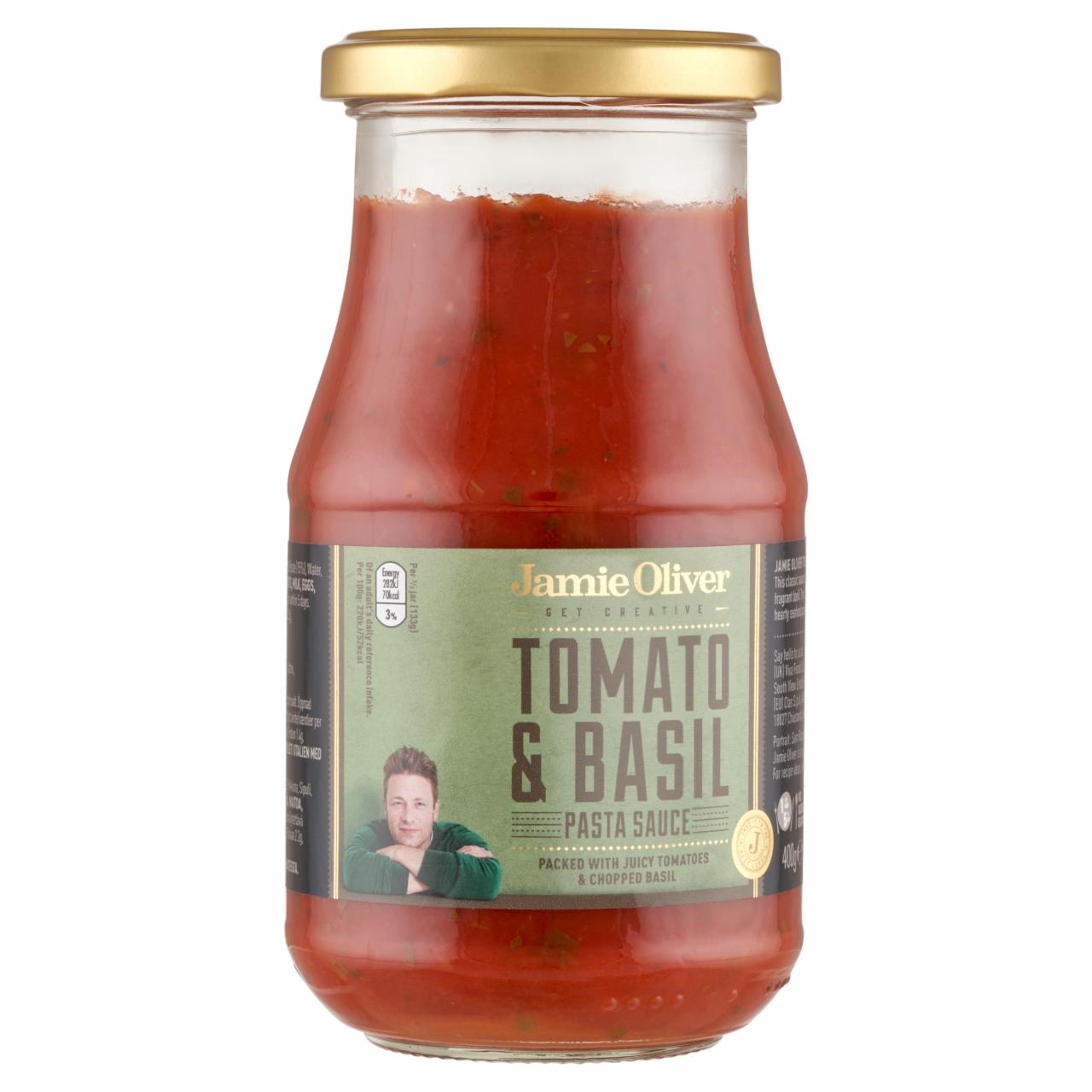 Képek - Jamie Oliver paradicsom és bazsalikom tésztaszósz 400 g