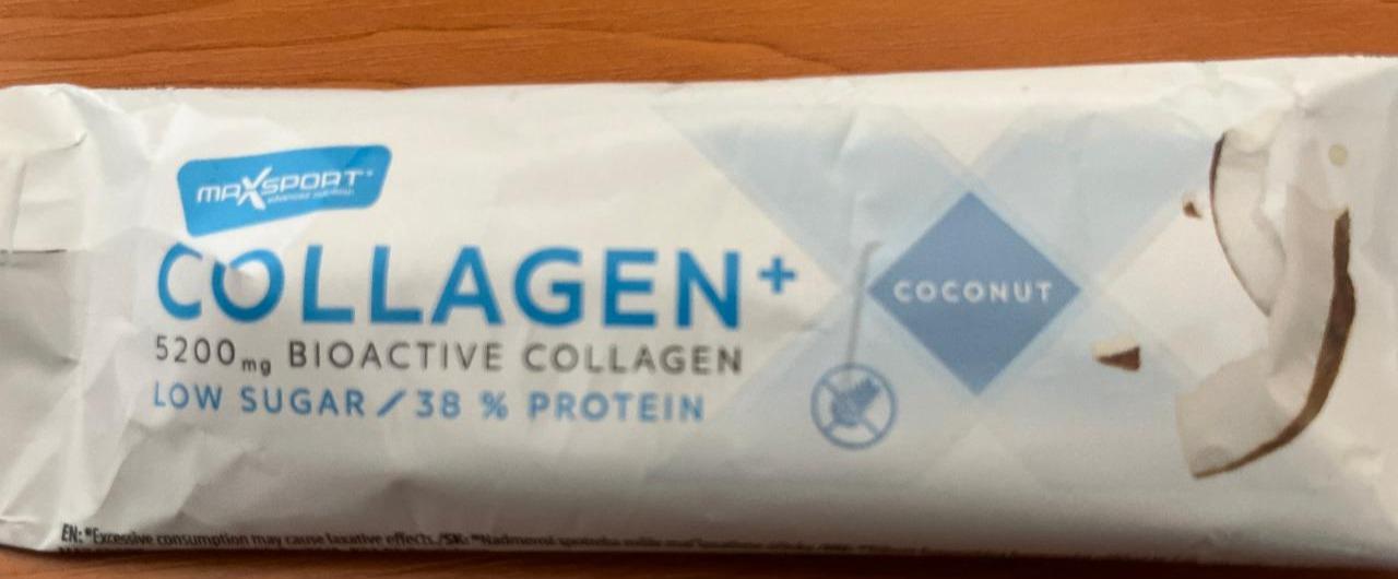 Képek - MaxSport Collagen+ protein szelet kókusszal és kollagénnel, tejcsokoládé bevonatban 40 g