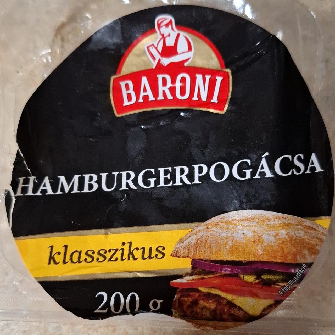 Képek - Hamburgerpogácsa klasszikus Baroni