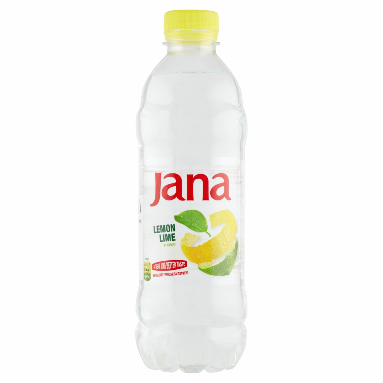 Képek - Jana citrom és limetta ízű, energiaszegény, szénsavmentes üdítőital 0,5 l