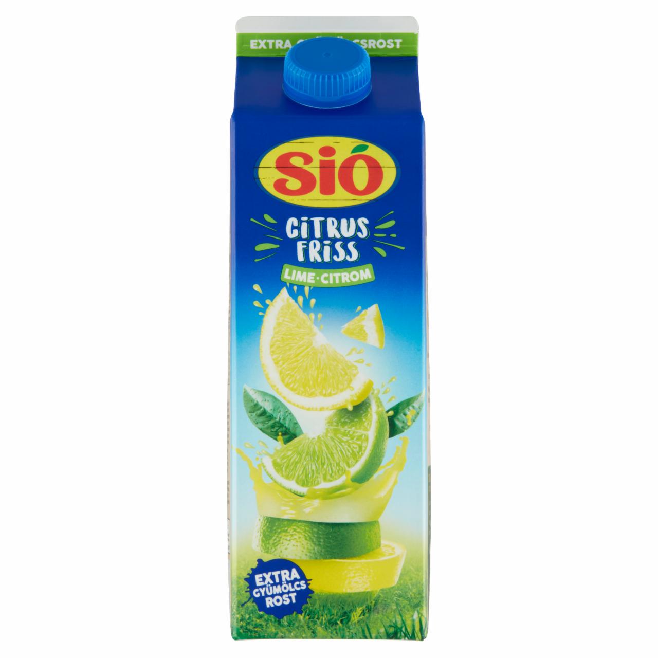 Képek - Sió Citrus Friss lime-citrom ital gyümölcshússal 1 l