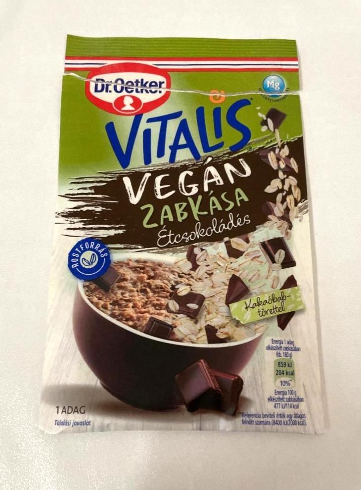 Képek - Dr. Oetker Vitalis étcsokoládés vegán zabkása alappor 55 g