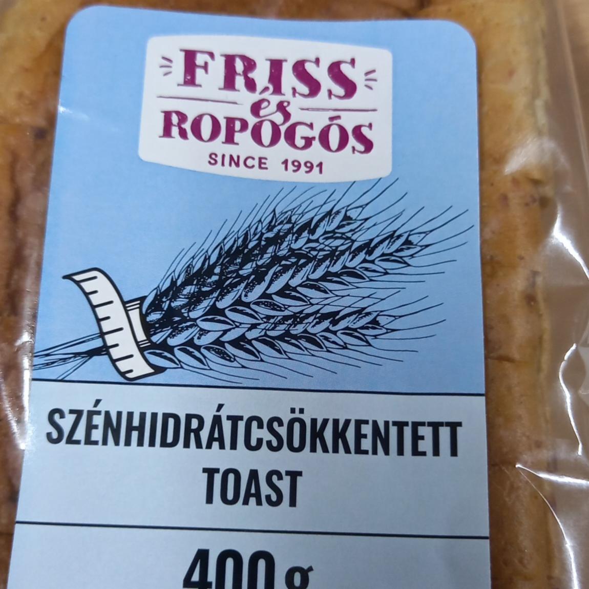 Képek - Szénhidrátcsökkentett toast Friss és repogós