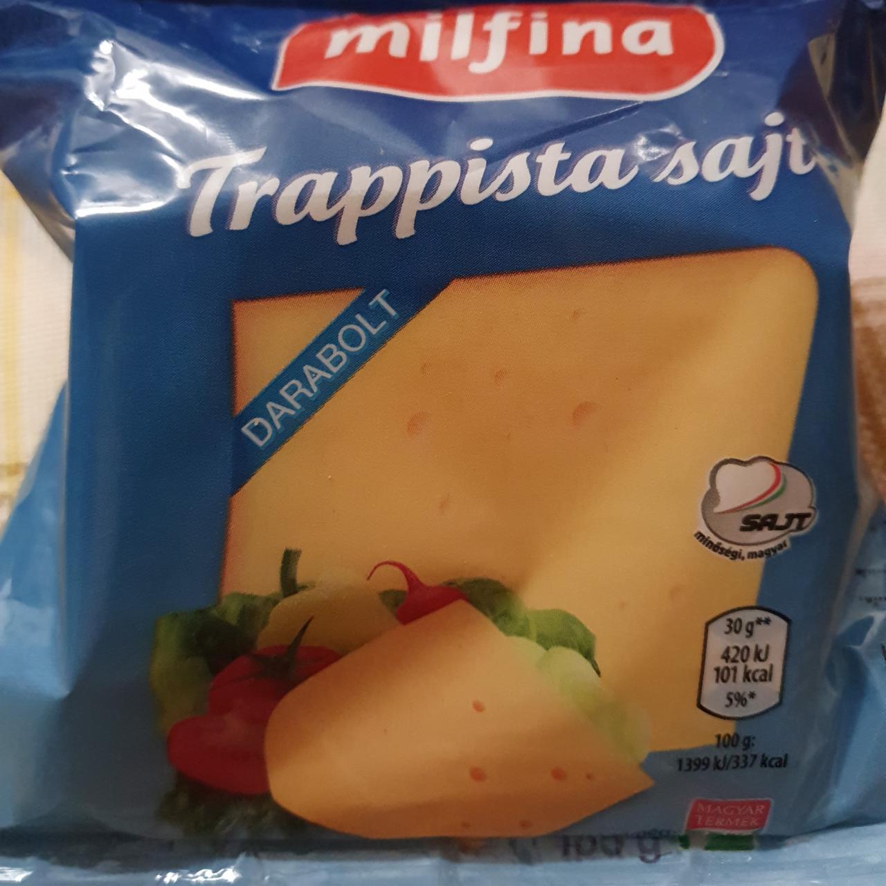 Képek - Trappista sajt darabolt Milfina