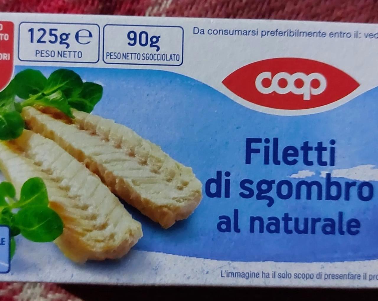 Képek - Filetti di sgombro al naturale Coop