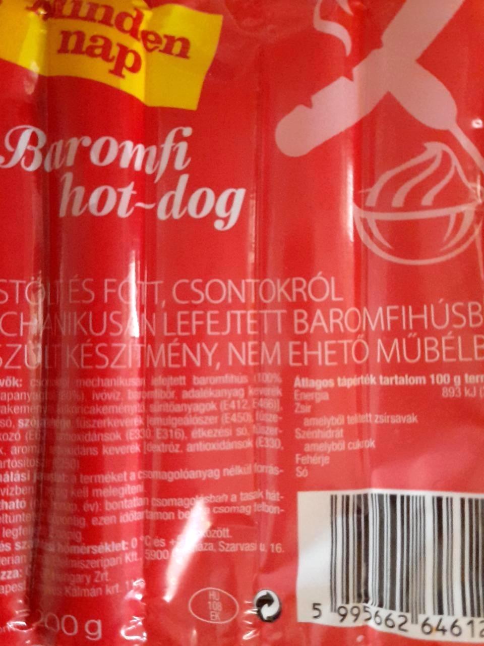Képek - Baromfi hot-dog Minden Nap