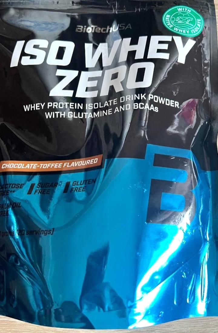 Képek - Iso whey zero Chocolate-toffe flavoured BioTechUSA