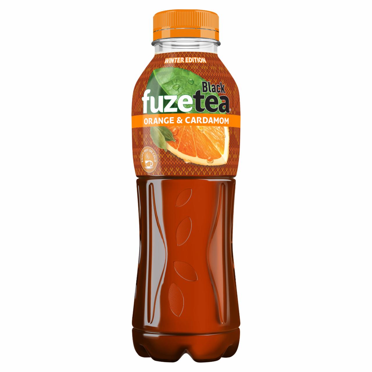 Képek - FUZETEA szénsavmentes narancs és kardamom ízű üdítőital feketetea- és kardamom kivonattal 500 ml