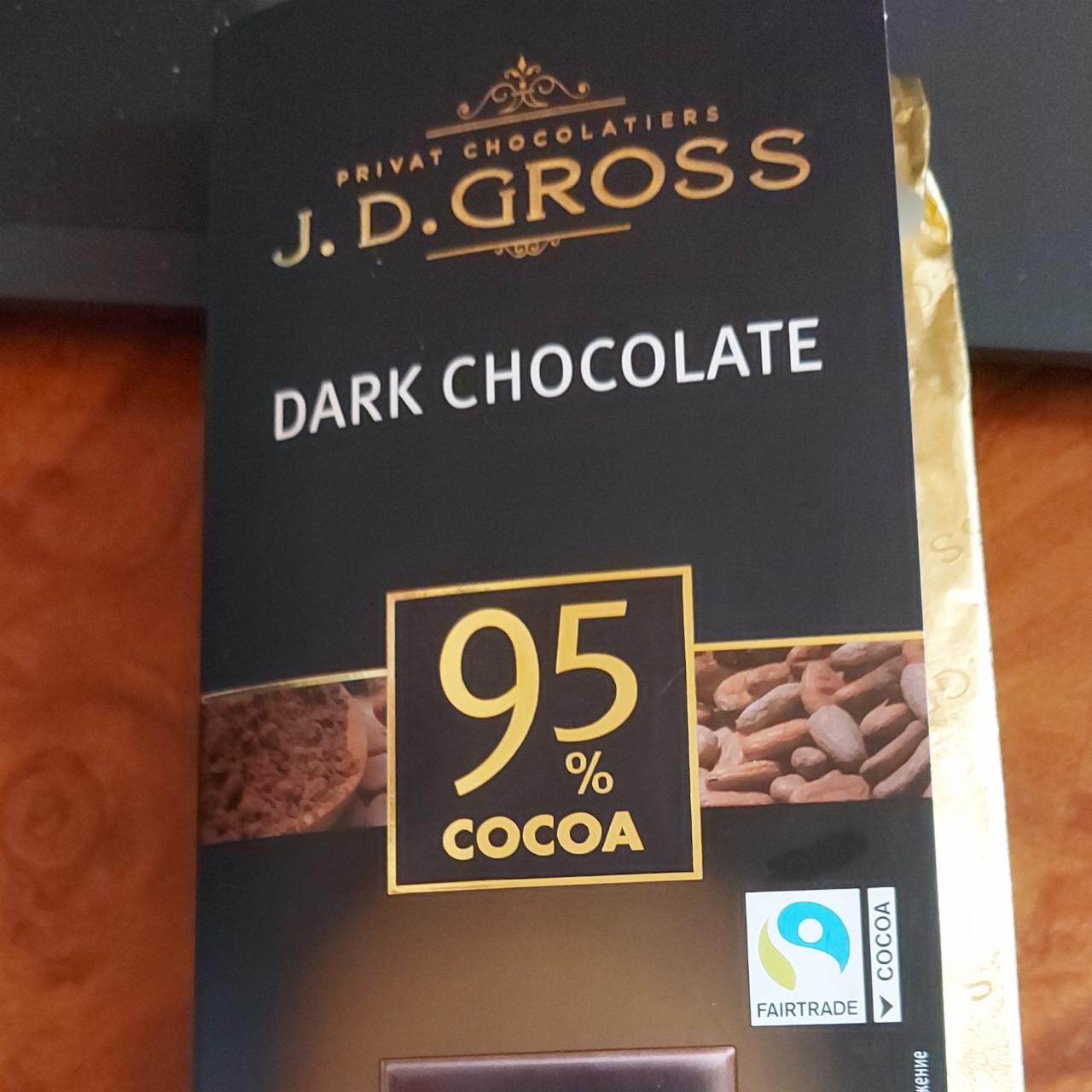 Képek - Dark chocolate 95 % J.D.Gross