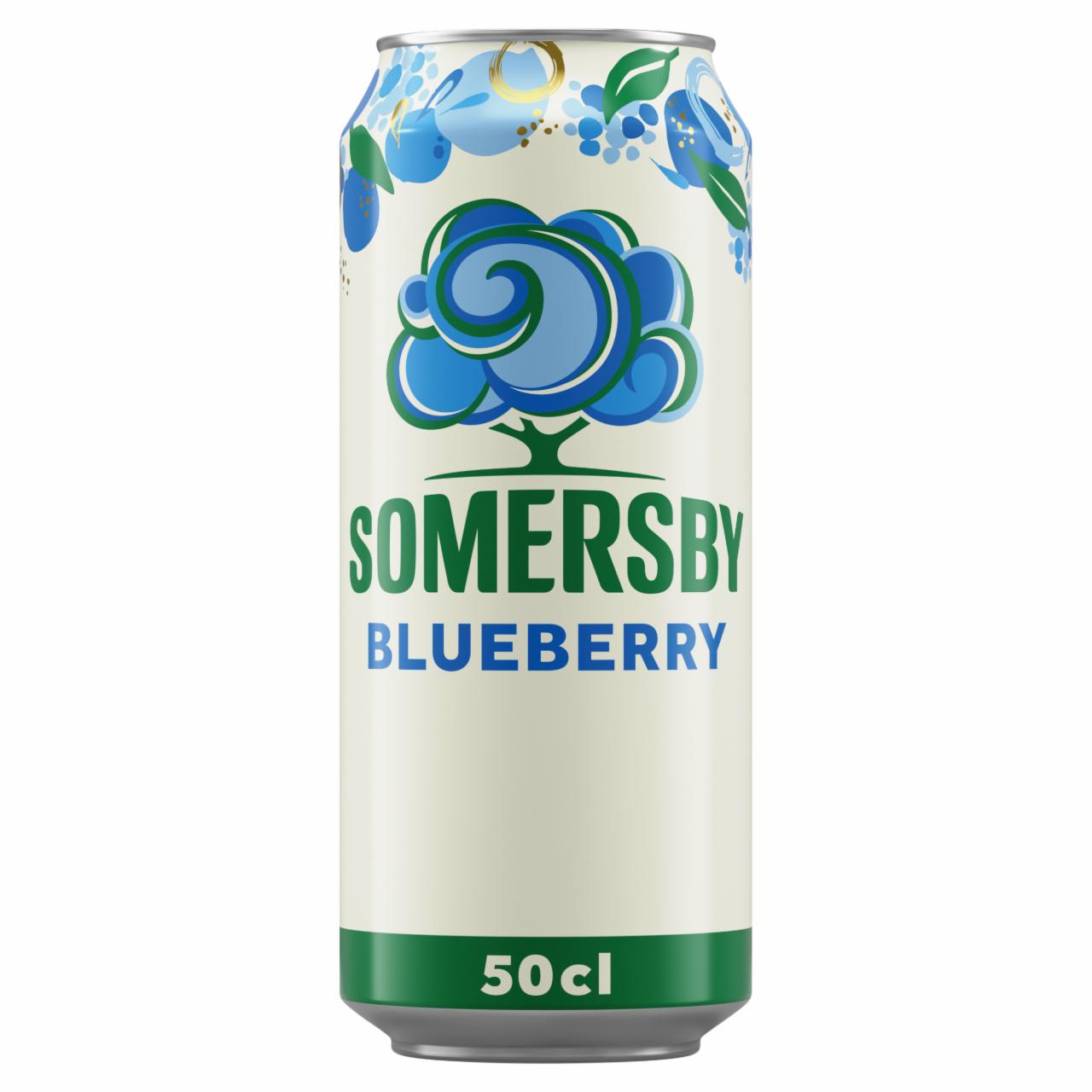 Képek - Somersby Blueberry cider almalé alapú szénsavas, alkoholos ital kékáfonya ízesítéssel 4,5% 0,5 l