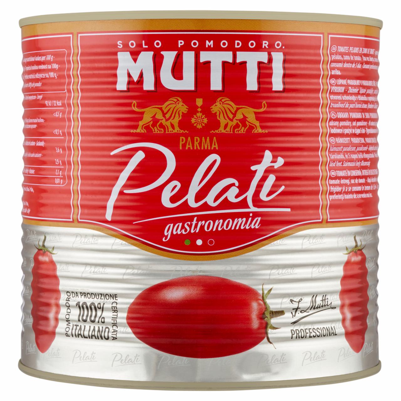 Képek - Mutti hámozott paradicsom, paradicsomlében 2500 g