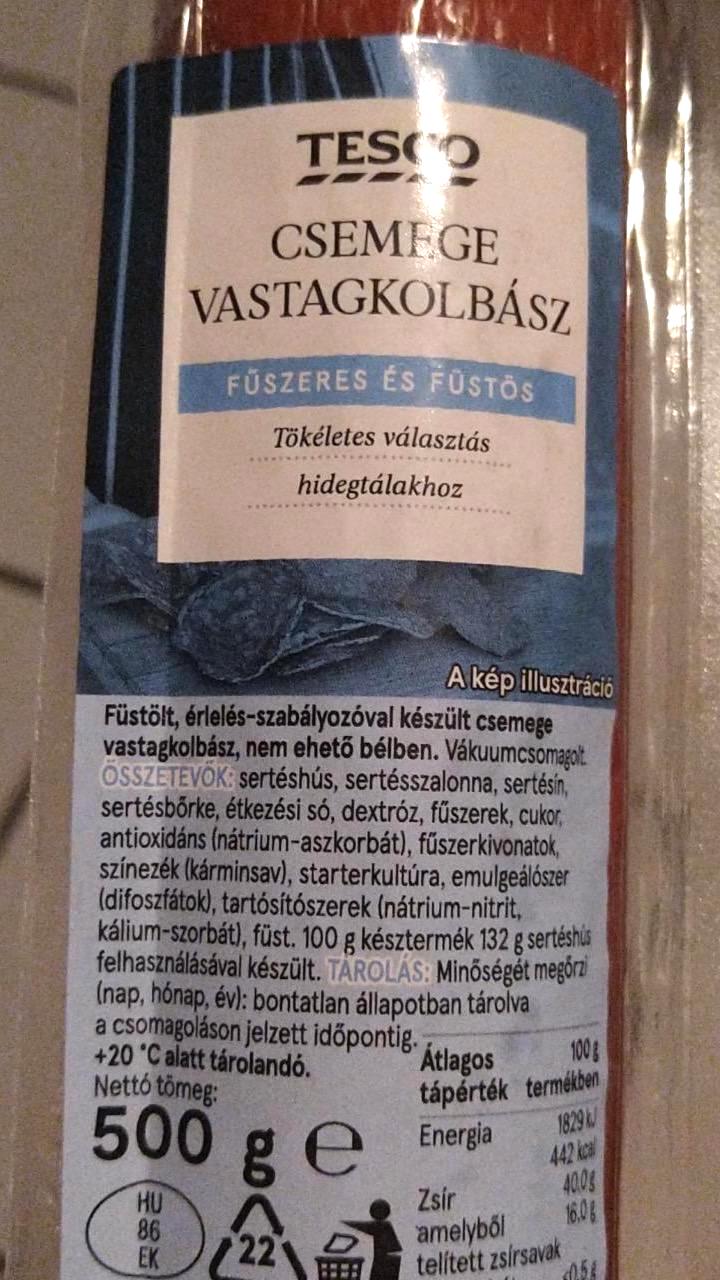 Képek - Csemege vastagkolbász Tesco