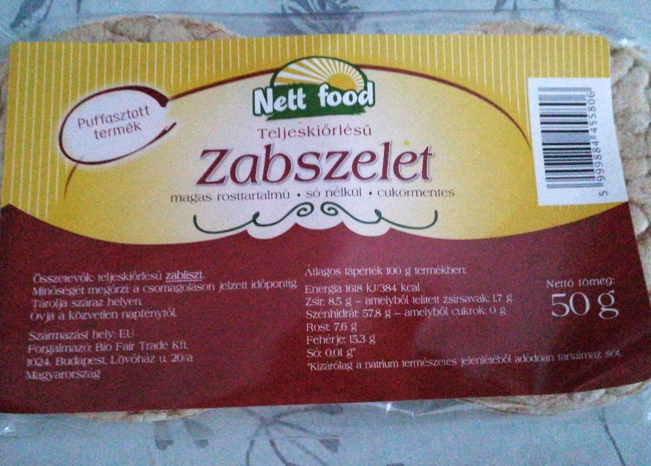 Képek - Teljeskiőrlésű puffasztott zabszelet Nett food