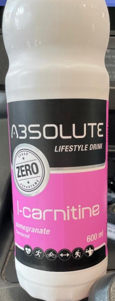 Képek - Absolute LifeStyle L-Carnitine energiamentes gránátalma ízű szénsavmentes üdítőital 600 ml