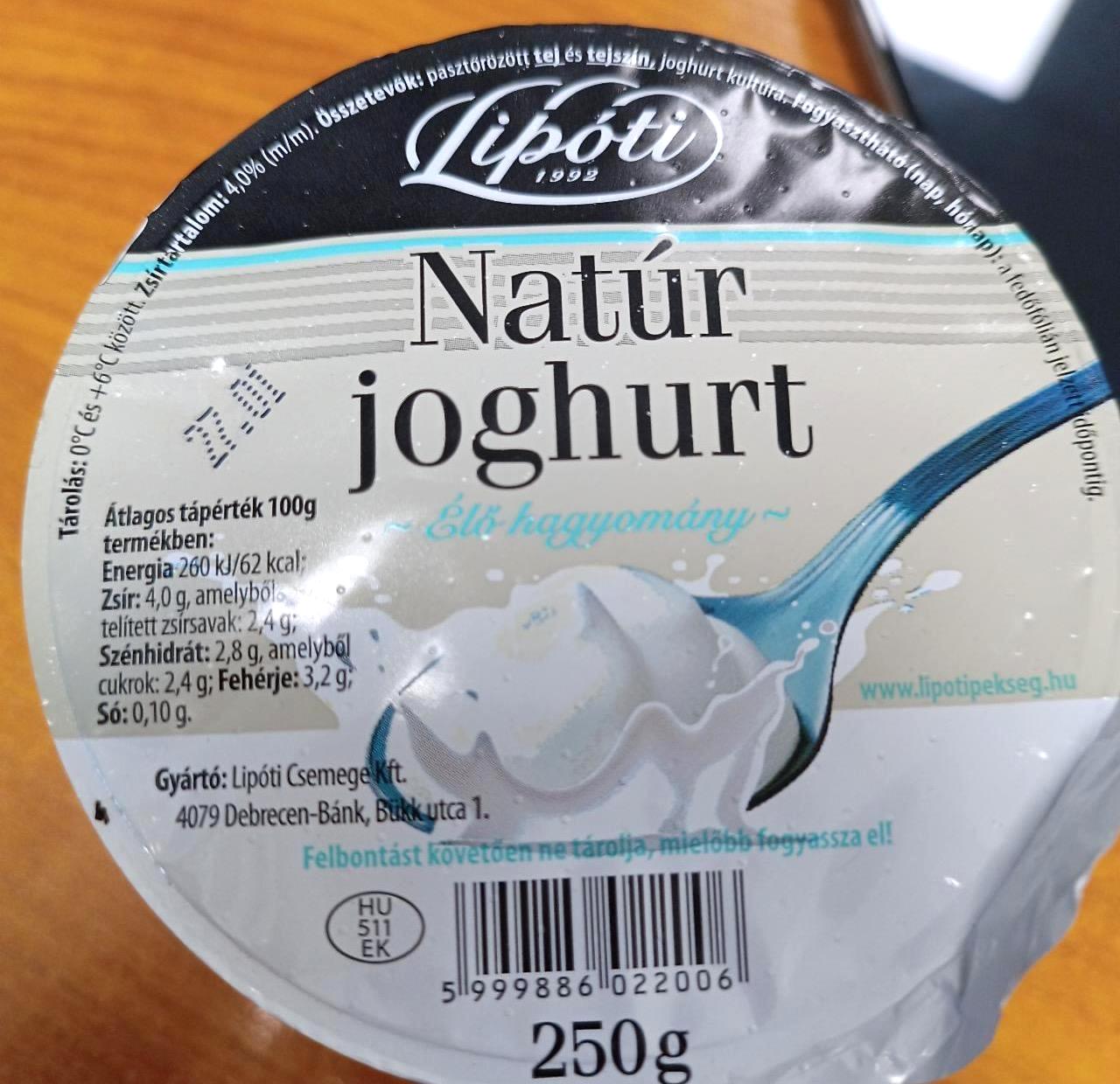 Képek - Natúr joghurt Lipóti