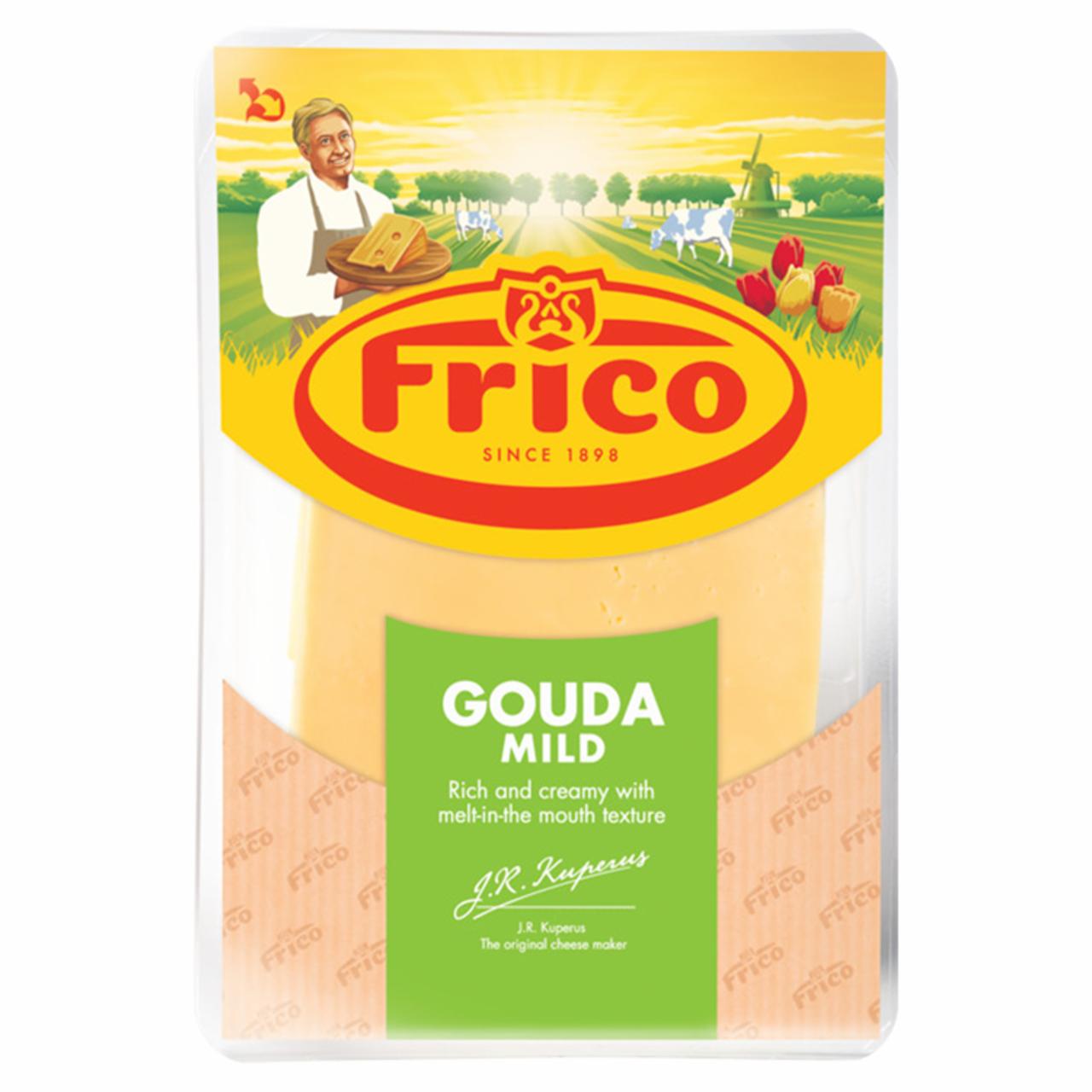 Képek - Frico szeletelt, zsíros, félkemény gouda sajt 100 g