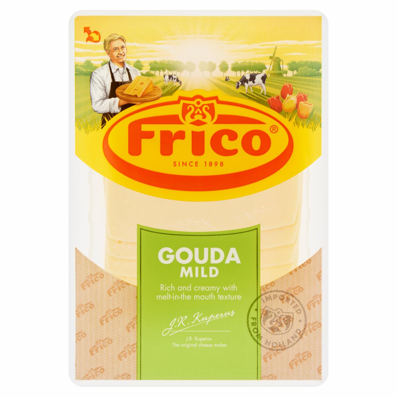 Képek - Frico szeletelt, zsíros, félkemény gouda sajt 100 g