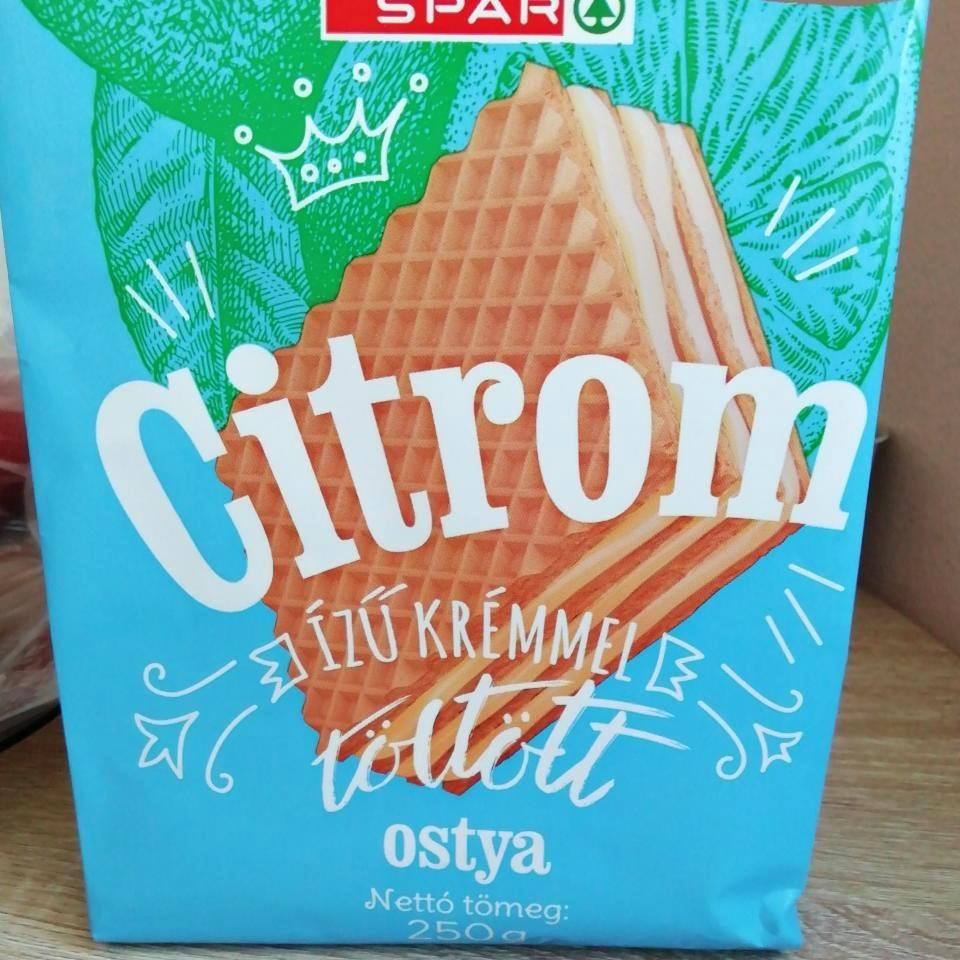 Képek - Citrom ízű krémmel töltött ostya Spar