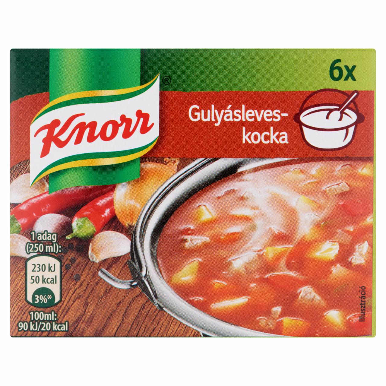Képek - Knorr gulyásleveskocka 6 db 60 g